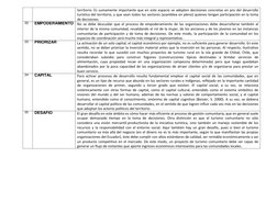 territorio. Es sumamente importante que en este espacio se adopten decisiones concretas en pro del desarrollo 
turístico del