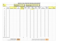 Monthly Fuel Inventory Reconciliation Guide | PDF | Computer File ...