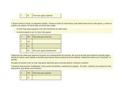 7
Si
Nota más aguda (séptima)
Y ahora vamos a hacer un pequeño cambio. Vamos a tomar la nota tónica, que hasta ahora er
