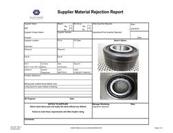 Material Rejection Procedure.pdf Supplier Material Rejection Report Format | PDF | Business