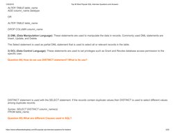 1/25/2019
Top 90 Most Popular SQL Interview Questions and Answers
https://www.softwaretestinghelp.com/50-popular-sql-intervie