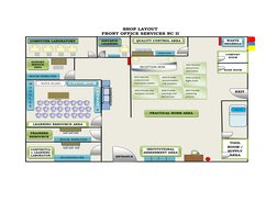SHOP LAYOUT 
FRONT OFFICE SERVICES NC II