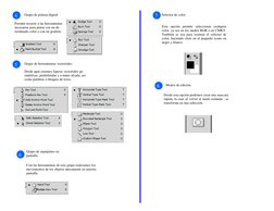 4 
Grupo de pintura digital.  
Permite recurrir a las herramientas 
necesarias para pintar con un de-
terminado color o con u