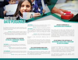 Es cualquier información que puede asociarse a una 
persona en el transcurso de su vida, la cual lo identiﬁca 
o lo hace iden