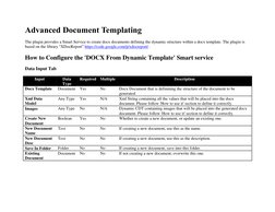Advanced DOCX Template Creation Guide | PDF | Xml | String (Computer ...