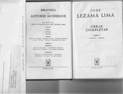ontiene:
BmLIOTECA
1:',\1(1 ¡'c/lc/ÓI! de las
OIlI~¡\S ('OM I'U¡T¡\S DE JOSE LEZAMA LIMA
TOMO 1
NOVELA
PARADISO
)
\
TOMO 11
E