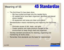 5s Training PDF | PDF | Lean Manufacturing | Business