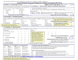 Pg Sga Form.pdf Form Pg-Sga PDF | PDF | Malnutrition | Eating