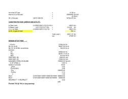 Ht.of the D/T pier  
=
31.58 m
Area of c/s of the pier 
=
25000000 Sq.mm
=
25 Sq.m
Wt. of the pier  
=25*31.583*25
=
19739.37