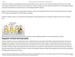 1/6/2019
Field Guide to Access Control: Access Control: Technology Overview
https://www.sdmmag.com/articles/81641-field-guide