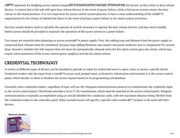 1/6/2019
Field Guide to Access Control: Access Control: Technology Overview
https://www.sdmmag.com/articles/81641-field-guide