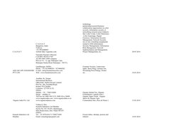 C.I.G.N.E.T
20.05.2014
18.05.2014
 Organic India Pvt. Ltd.
15.05.2014
14.05.2014
C.I.G.N.E.T
Bangalore, India
Vishwas
+91-991