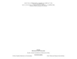 ESCUELA PRIMARIA “PABLO GARCIA”T.M. 
CCT: 04DPR0093Z 
SAN ANTONIO CARDENAS, CARMEN, CAMPECHE. 
CICLO ESCOLAR 2019-2020. 
 
Vo