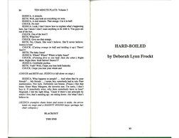 84 
TEN MINUTE PLAYS: Volume 3 
JESSICA. A miracle. 
BETH. Well, just look at everything we won. 
JESSICA. A real miracle.