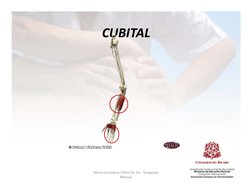 CUBITAL
CUBITAL
María Constanza Trillos Ch, Fis.  Terapeuta 
Manual
