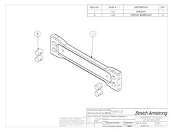 1
2
ITEM NO.
PART #
DESCRIPTION
QTY.
1
1-51
UPRIGHT1
1
2
1-52
UPRIGHT BARRELNUT
4
UNIVERSITY OF IDAHO
 ME DEPARTMENT
LINEAR: