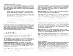 Maximum Aerobic Function (MAF) Test 
A standardized test to track your training progress/regression.  This should be done 
on