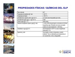 PROPIEDADES FÍSICAS / QUÍMICAS DEL GLP 
