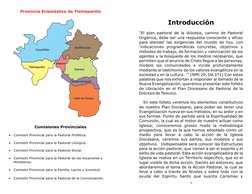 Provincia Eclesiástica de Tlalnepantla
Comisiones Provinciales

Comisión Provincial para la Pastoral Profética.

Comisión P