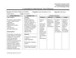Guías de formulación clínica  
Leónidas castro Camacho  
Ph. D. en Psicología Clínica  
Leonidas Castro Camacho, Ph.D. © 2011