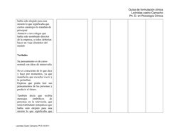 Guías de formulación clínica  
Leónidas castro Camacho  
Ph. D. en Psicología Clínica  
Leonidas Castro Camacho, Ph.D. © 2011