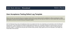 UAT Defect Log Template | PDF | Computers