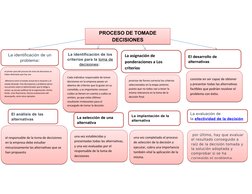 Mapa Mental del Proceso Decisional | PDF | Toma de decisiones | Cognición