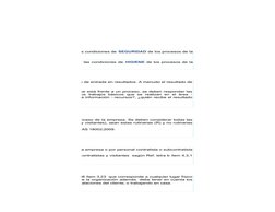 DEFINICIONES
ÓN ENCABEZADOS DE COLUMNAS
uación de riesgos correspondiente a las condiciones de SEGURIDAD de los procesos de l