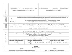 Combinación Lineal De Vectores
Si entre los vectores r1,r2,…,rn hay al menos uno que es C . L. de los
demás, se dice que los