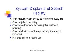 Sddf Software SDSF Overview for Mainframe Users | PDF | Input/Output | Menu (Computing)