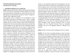 TORTS AND DAMAGES CASE DIGESTS
BY: LAW 3-A (S.Y. 2018-2019)
1.
CUSTODIO & SANTOS VS. CA, 253 SCRA 483
FACTS: Original plainti