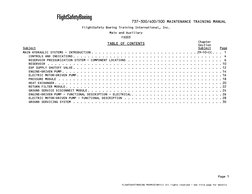 Boeing 737 メンテナンストレーニングマニュアル B737 NG Training
