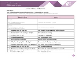 Roommate Routine Questions and Sentences | PDF