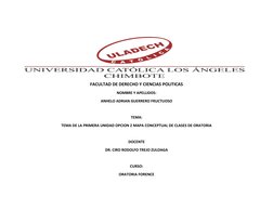 FACULTAD DE DERECHO Y CIENCIAS POLITICAS
NOMBRE Y APELLIDOS:
ANHELO ADRIAN GUERRERO FRUCTUOSO 
TEMA:
TEMA DE LA PRIMERA UNIDA