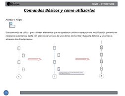 2 
 
 
Comandos Básicos y como utilizarlos 
 
 
    Alinear / Align: 
 
Este comando se utiliza  para alinear elementos que n