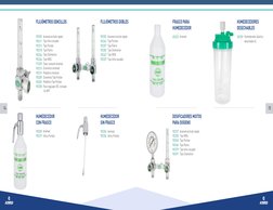 14
15
FLUJÓMETROS SENCILLOS
HUMEDECEDOR 
CON FRASCO
HUMEDECEDOR 
SIN FRASCO
902302
902311
902314
902318
902364
902346
912302