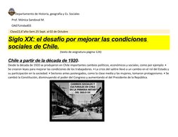 Departamento de Historia, geografía y Cs. Sociales
     Prof. Mónica Sandoval M.
     OA07Unidad03
   Clase22,6°año-Sem.25 Se