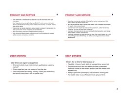 2
PRODUCT AND SERVICE
•
User downloads a smartphone App and sets it up with email and credit card 
information 
•
User reques