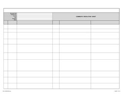 Comments Resolution Sheet Template | PDF | Law | Computers
