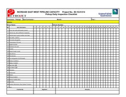 Contractor:- Petrojet
Sub-Contractor:-                                                         Month:-
Year :- 
Vehicle  : 
D