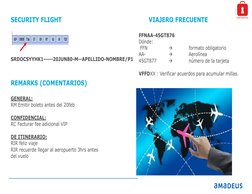 Strictly
CONFIDENTIAL
SECURITY FLIGHT
SRDOCSYYHK1-----20JUN80-M--APELLIDO-NOMBRE/P1
REMARKS (COMENTARIOS)
GENERAL:
RM Emitir