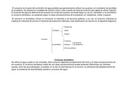 Cálculo de Demanda y Consumo de Agua | PDF | Consumo (economía) | Demanda