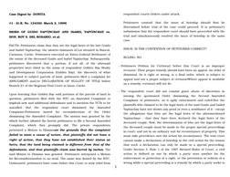 Case Digest by  DONITA
#1 - [G.R. No. 124320. March 2, 1999]
HEIRS OF GUIDO YAPTINCHAY AND ISABEL YAPTINCHAY vs.
HON. ROY S.