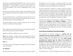 amounting to approximately P206,250.00 in the event of the sale of
certain parcels of land belonging to the estate, and the a