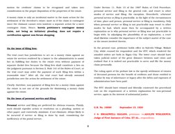 motion for creditors' claims to be recognized and taken into
consideration in the proper disposition of the properties of the
