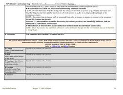APS District Curriculum Map  Grade Level: 
4 
_Course /Subject: Science  
4th Grade Science