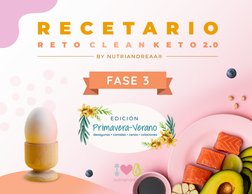 FASE 3
Primavera-Verano
E D I C I Ó N
desayunos  comidas  cenas  colaciones
R E C E T A R I O
BY  N U T R I A N D R E A A ®
C