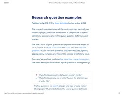(https://www.scribbr.com/)5/3/2021
10 Research Question Examples to Guide your Research Project
https://www.scribbr.com/rese