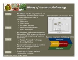Accenture Operating Model Methodologies Accenture Methodology Training Part 01 | PDF | Building Information ...