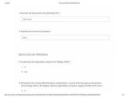 11/2/2021
EVALUACION DE CONTRATISTAS
https://forms.office.com/Pages/ResponsePage.aspx?id=Nd3GyB-HME-FrGU185glFLe5P9lWHQlMtca0